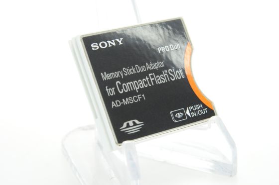 Sony Memory Stick DUO Adaptor for Compact Flash Slot AD-MSCF1