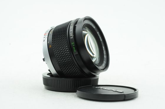 Olympus OM 21mm f2 Zuiko MC Auto W Lens