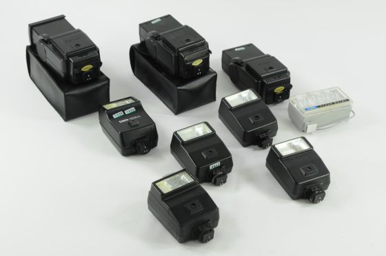 Lot of Assorted Canon Flashes (As-is, For Parts & Repair)