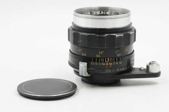 Topcon 58mm f1.8 Auto-Topcor Lens