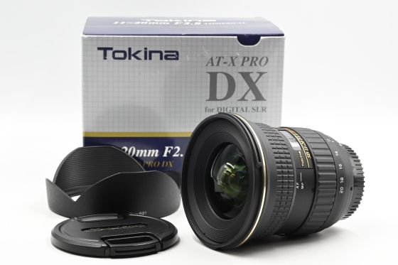 Tokina AF 11-20mm f2.8 AT-X PRO SD IF DX Lens Nikon F