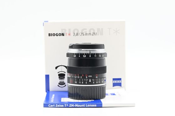 Zeiss 25mm f2.8 Biogon T* ZM Lens Leica M Mount