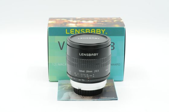 Lensbaby Velvet 28mm f2.5 Macro Lens for Sony E