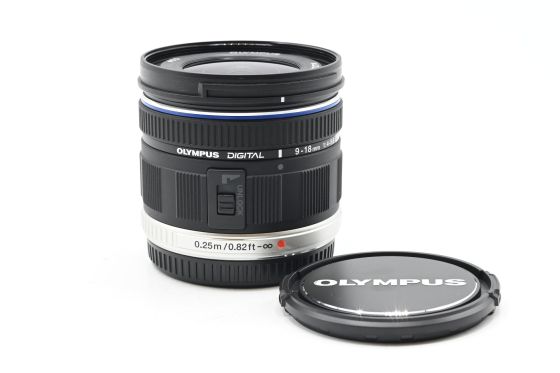 Olympus Digital 9-18mm f4-5.6 M.Zuiko ED MSC Lens Micro 4/3 MFT