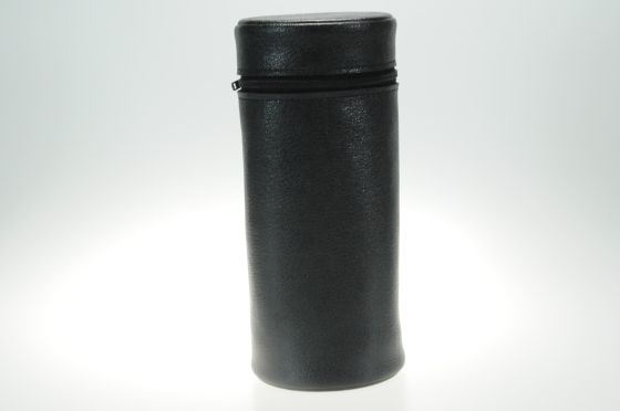 Leica Black Soft Leather Zipper Lens Case (H-7" Dia-2.75")