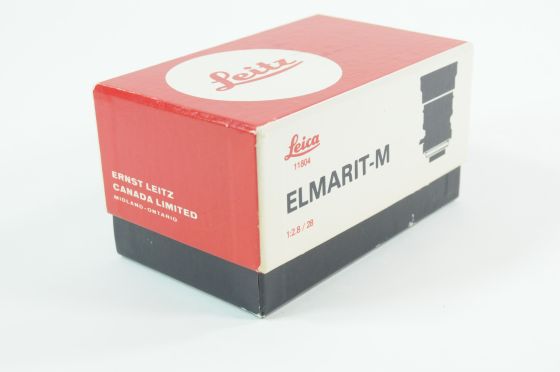 Leica Leitz Elmarit-M 1:2.8 / 28 Lens Box Only