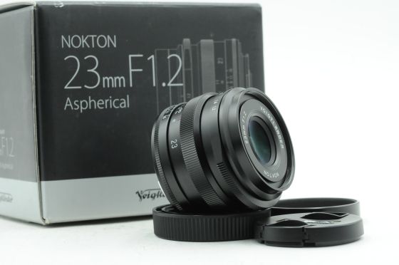 Voigtlander Nokton 23mm f1.2 Aspherical Lens Fuji X Mount