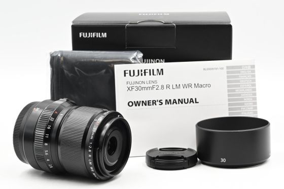 Fujifilm XF 30mm f2.8 R LM WR Macro ASPH Super EBC Lens X-Mount