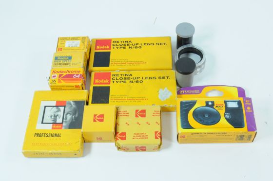 Lot of Vintage Kodak Film & Accessores - All Film is Expired