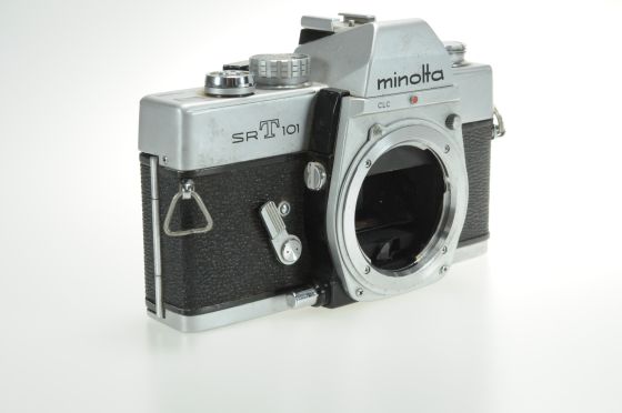 Minolta SRT 101 SLR 35mm Film Body Chrome