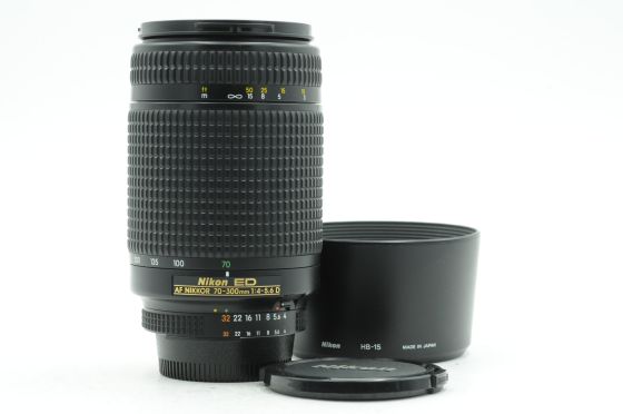 Nikon Nikkor AF 70-300mm f4-5.6 D ED Lens