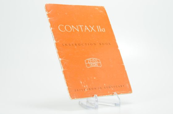 Zeiss Ikon Contax IIa User Instruction Book Manual Guide