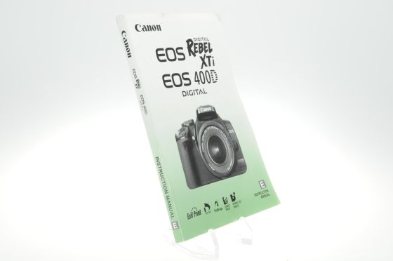 Canon EOS Rebel XTi/400D Digital Camera Instruction Manual