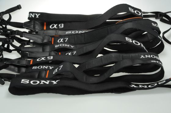 Lot of Sony Camera Neck Shoulder Straps