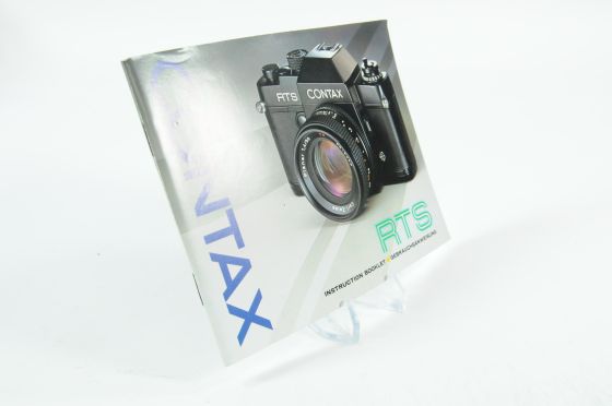 Contax RTS User Instruction Booklet Manual Guide