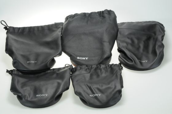 Lot of Sony Soft Lens Pouch Covers