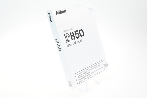 Nikon D850 User Manual Guide Instruction Operator Manual
