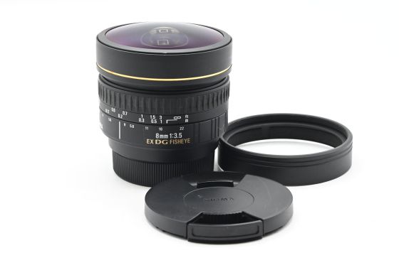 Sigma AF 8mm f3.5 EX DG Circular Fisheye Lens Nikon F