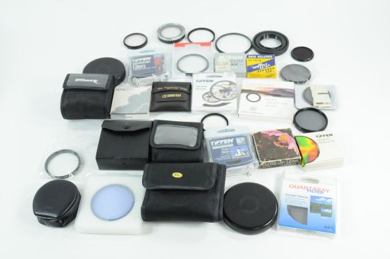 Lot of Assorted Size Screw-In Lens Filters