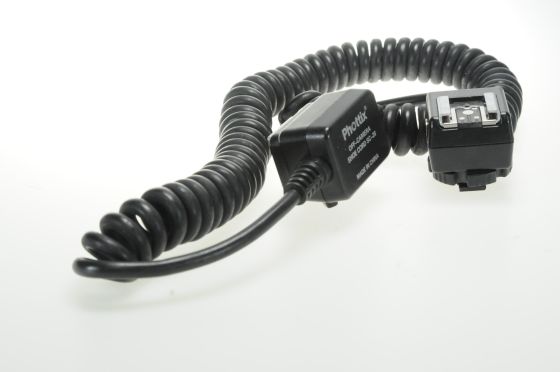 Phottix For Nikon SC-28 TTl Flash Remote Cord (Coiled) SC28