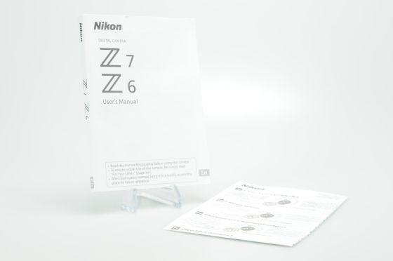 Nikon Z7 Z6 Digital Camera Instruction Manual