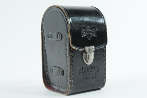 Mamiya Sekor Leather hard case 55mm f3.5 TLR Lens