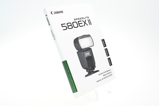Canon 580EX II Speedlite Instruction Manual Guide Book