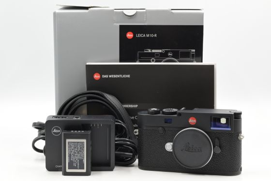 Leica 20002 M10-R Rangefinder Camera (Black Chrome) Type 6376