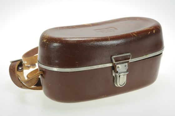 Vintage Zeiss Ikon 20.7810 Hard Case Brown Leather w/ Strap