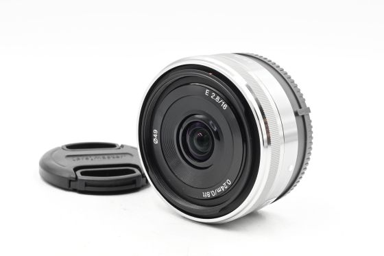 Sony 16mm f2.8 E Lens SEL16F28 Silver