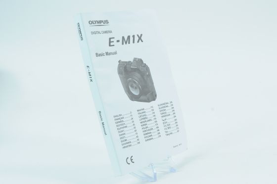 Olympus E-M1X Basic Manual Instruction Guide