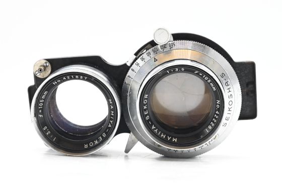 Mamiya TLR 105mm f3.5 Sekor Lens Chrome 105/3.5 [Parts/Repair]