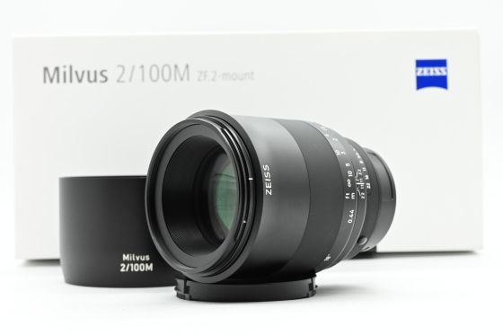 Zeiss Milvus 100mm f2 T* Macro Planar ZF.2 Lens Nikon F Mount