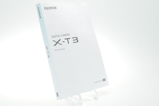 Fuji Fujifilm X-T3 Genuine Camera Instruction Manual / Guide In English