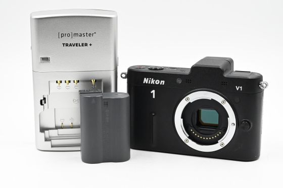 Nikon 1 V1 10.1MP Mirrorless Digital Camera Body Black