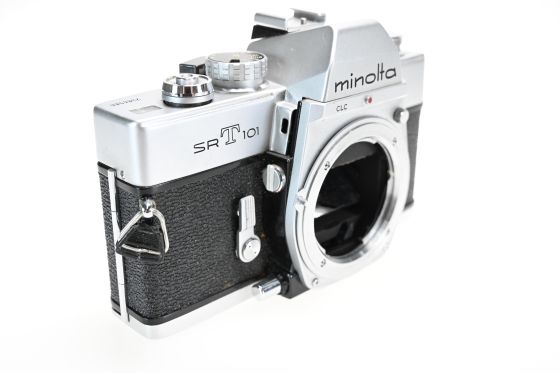 Minolta SRT 101 SLR 35mm Film Body Chrome