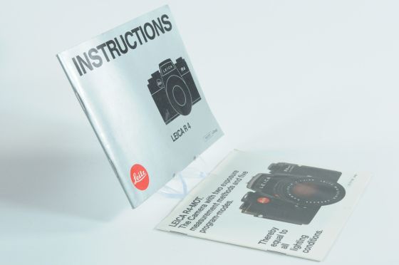 Leitz-Leica R4 Instruction Manual