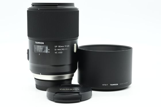 Tamron F017 AF 90mm f2.8 Di Macro 1:1 VC USD SP Lens Nikon F