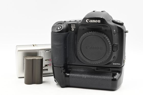 Canon EOS 10D 6.3MP Digital SLR Camera Body w/BG-ED3 Grip