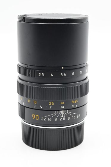 Leica 11807 90mm f2.8 Elmarit-M Black E46 Lens *Read