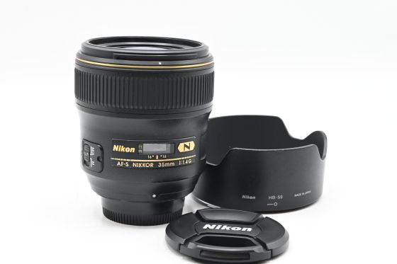 Nikon Nikkor AF-S 35mm f1.4 G Lens AFS