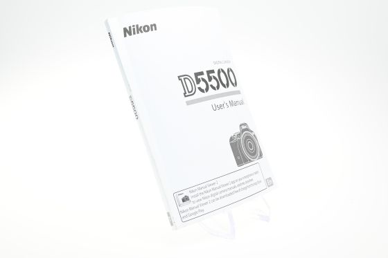 Nikon D5500 User's Manual Instruction Guide