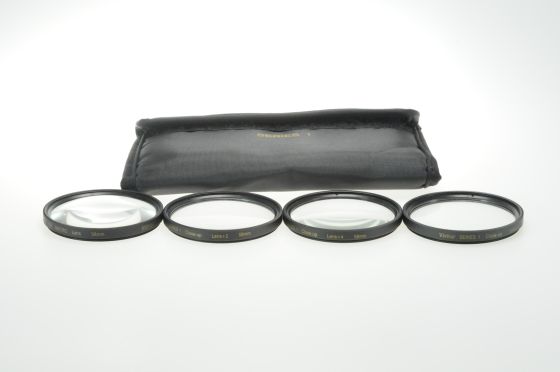 Vivitar Series 1 58mm +1 +2 +4 +10 Multi Coated Close-Up Macro Filter Kit
