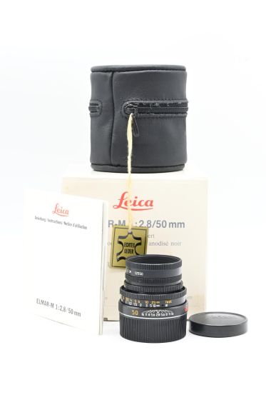 Leica 11831 50mm f2.8 Elmar-M Collapsible Lens E39 Black