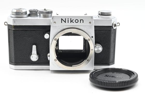 Nikon F SLR Film Camera Body No Prism Chrome