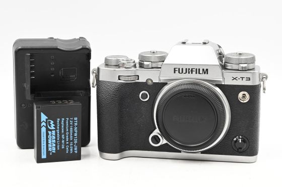 Fujifilm Fuji X-T3 Mirrorless 26.1MP Digital Camera Silver
