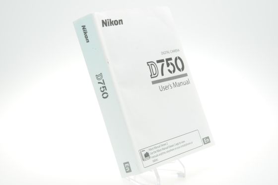Nikon D750 Digital SLR Camera User's Manual Instruction Book
