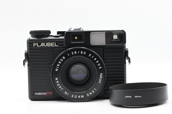 Plaubel Makina 670 Film Camera w/80mm f2.8 Nikkor Lens (120 Film, 6x7)