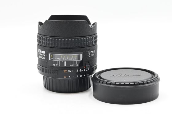 Nikon Nikkor AF 16mm f2.8 D Fisheye Lens