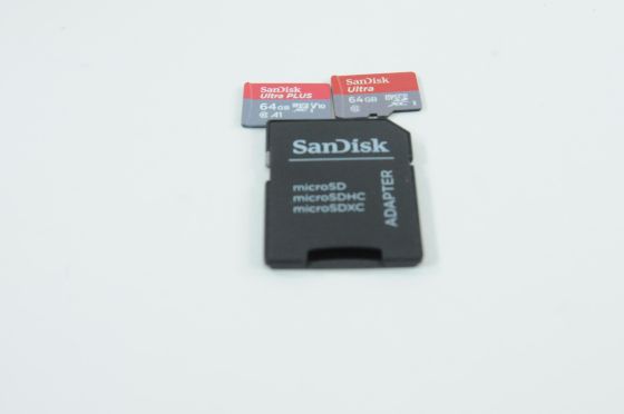 2x SanDisk 64GB Micro SD Card